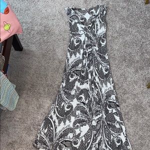 Black and white dress